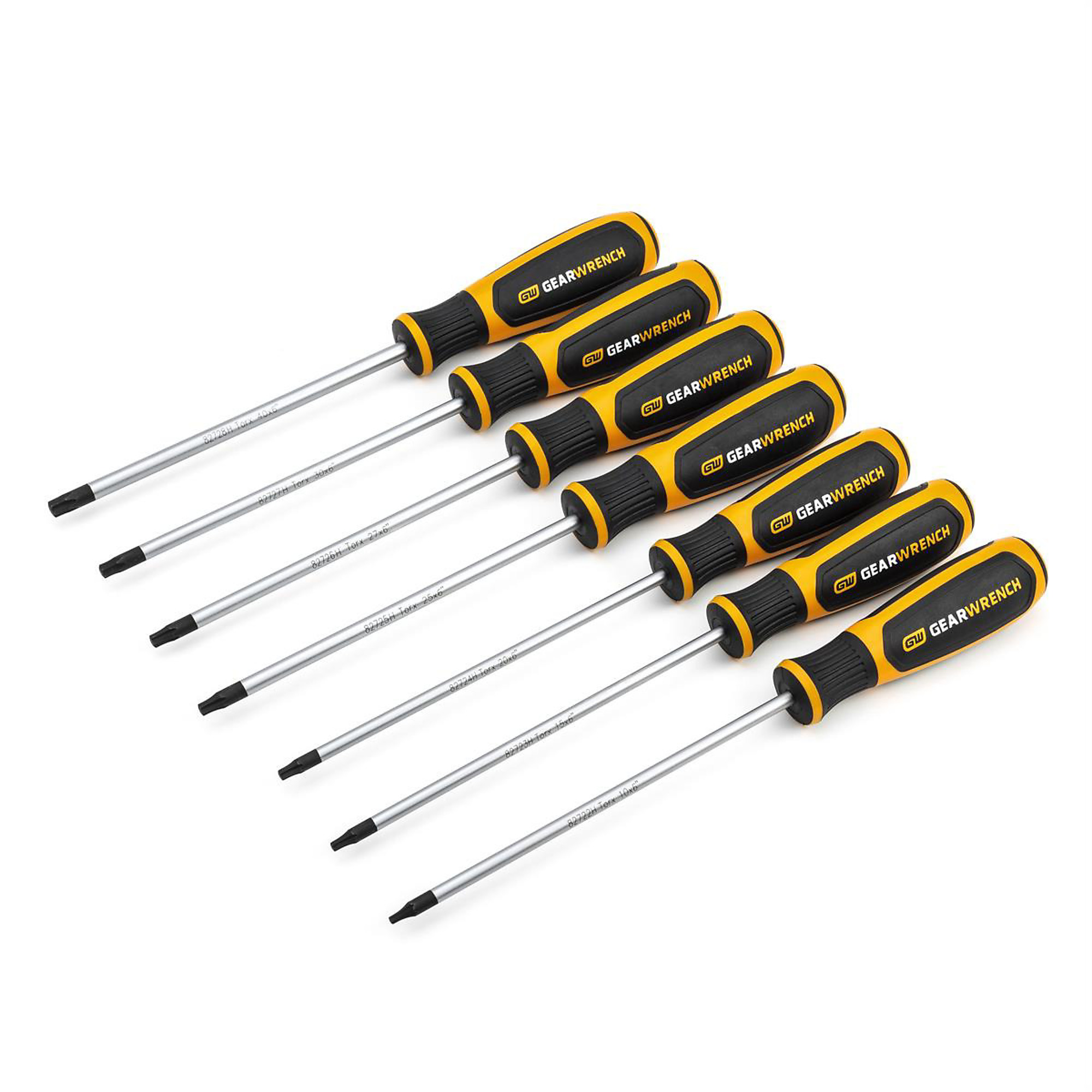 GearWrench 7-Piece TORX Dual Material Screwdriver Set — Model# KDT80071H